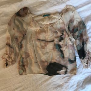 Rebecca Taylor pink top